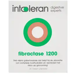 Holland & Barrett Intoleran Fibractase 1200 - 36 capsules aanbieding