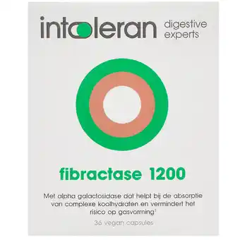 Holland & Barrett Intoleran Fibractase 1200 - 36 capsules aanbieding