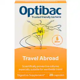 Holland & Barrett Optibac Travel Abroad – 20 capsules aanbieding