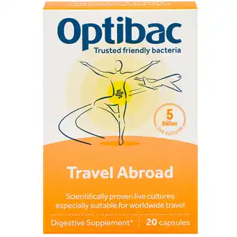 Holland & Barrett Optibac Travel Abroad – 20 capsules aanbieding