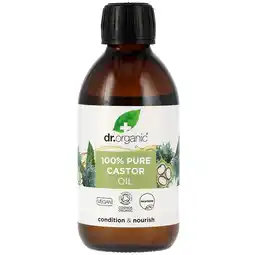 Holland & Barrett Dr. Organic Castorolie 100% Puur - 250ml aanbieding