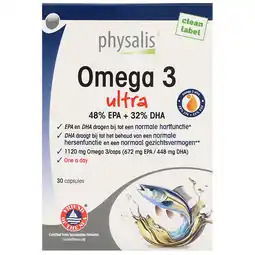 Holland & Barrett Physalis Omega 3 Ultra - 30 capsules aanbieding