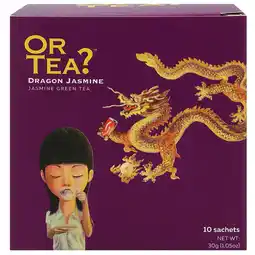 Holland & Barrett Or Tea? Dragon Jasmine – 10 zakjes aanbieding
