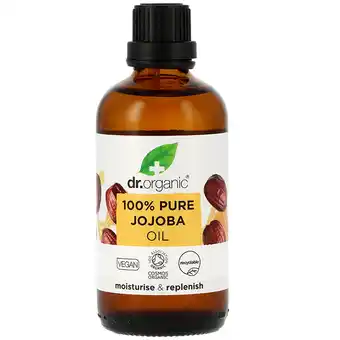 Holland & Barrett Dr. Organic Jojobaolie 100% Puur - 100ml aanbieding