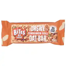 Holland & Barrett BitesWeLove Chewy Oat Bar Cinnamon Roll – 30g aanbieding