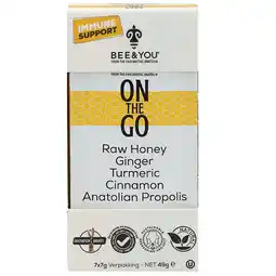 Holland & Barrett BEE&YOU Immune Support On The Go - 7 sachets aanbieding