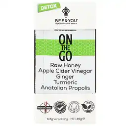 Holland & Barrett BEE&YOU Detox On The Go - 7 sachets aanbieding