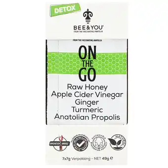 Holland & Barrett BEE&YOU Detox On The Go - 7 sachets aanbieding