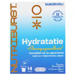Holland & Barrett Nutriburst Hydratatie + Darmgezondheid - 14 zakjes aanbieding