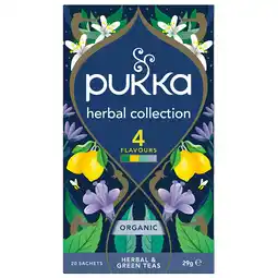 Holland & Barrett Pukka Herbal Collection 4 Smaken – 4x5 theezakjes aanbieding