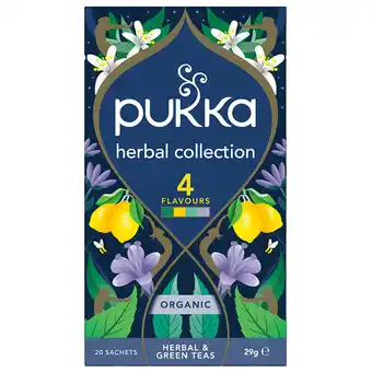 Holland & Barrett Pukka Herbal Collection 4 Smaken – 4x5 theezakjes aanbieding
