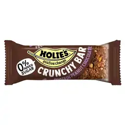 Holland & Barrett Holie’s Crunchy Bar Protein Peanut Chocolate - 40g aanbieding