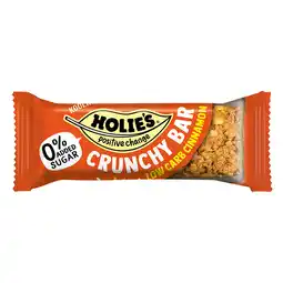 Holland & Barrett Holie’s Crunchy Bar Low Carb Cinnamon - 40g aanbieding