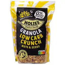 Holland & Barrett Holie's Granola Low Carb Crunch Nuts & Seeds - 350g aanbieding
