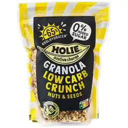 Holland & Barrett Holie's Granola Low Carb Crunch Nuts & Seeds - 350g aanbieding