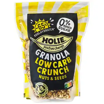 Holland & Barrett Holie's Granola Low Carb Crunch Nuts & Seeds - 350g aanbieding