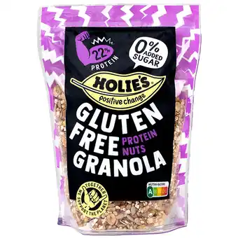 Holland & Barrett Holie's Gluten Free Granola Protein Nuts - 350g aanbieding