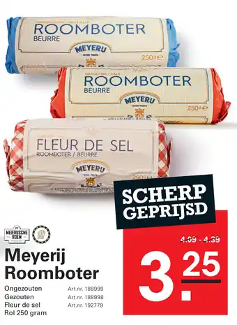 Sligro Meyerij Roomboter aanbieding