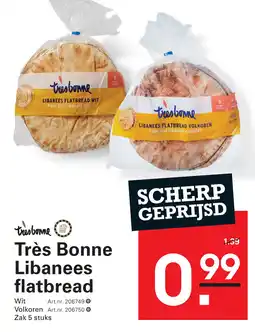 Sligro Très Bonne Libanees flatbread aanbieding
