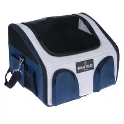 Zooplus Nomad Tales Spirit hondenautostoel Stone ca. 42x36x33cm hond aanbieding