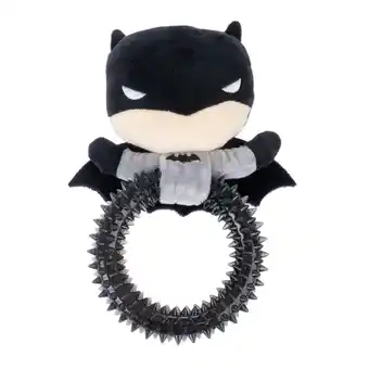 Zooplus Warner Bros DC hondenspeeltje Batman met ring ca. l 19 x b 14 x h 5 cm aanbieding