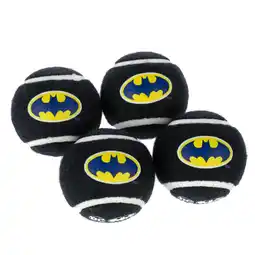Zooplus Warner Bros. DC tennisballen set Batman 4 stuks Ø6.3cm elk Hondenspeeltje aanbieding