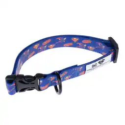 Zooplus DC Superman kraag, blauwe maat S 25-36cm nekomtrek 20mm brede hond aanbieding