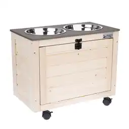 Zooplus Modern Living opbergdoos met schalen Inari 53x30x43,5cm hond aanbieding