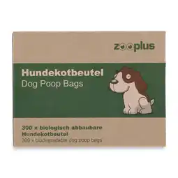 Zooplus Biologisch afbreekbare Poepzakjes - 20 Rollen à 15 Zakjes (300 Zakjes) aanbieding