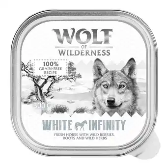 Zooplus 24x300g Adult White Infinity Paard Wolf of Wilderness Hondenvoer aanbieding