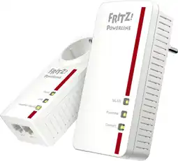 Coolblue AVM FRITZ!Powerline 1260E WLAN Set International WiFi 1200 Mbps 2 adapters aanbieding