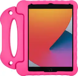 Coolblue BlueBuilt iPad (2021/2020) Kids Cover Roze aanbieding