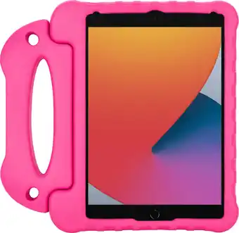 Coolblue BlueBuilt iPad (2021/2020) Kids Cover Roze aanbieding