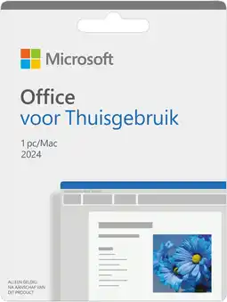 Coolblue Microsoft Office voor Thuisgebruik 2024 NL aanbieding