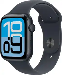 Coolblue Apple Watch SE 3 44mm Midnight Sportband M/L aanbieding