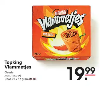 Sligro Topking Vlammetjes aanbieding