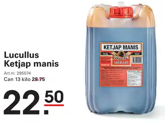 Sligro Lucullus Ketjap manis aanbieding