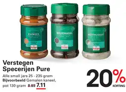 Sligro Verstegen Specerijen Pure aanbieding