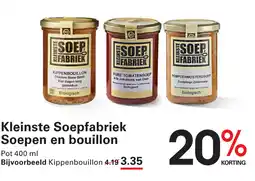 Sligro Kleinste Soepfabriek Soepen en bouillon aanbieding