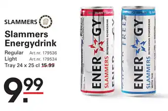 Sligro Slammers Energydrink aanbieding