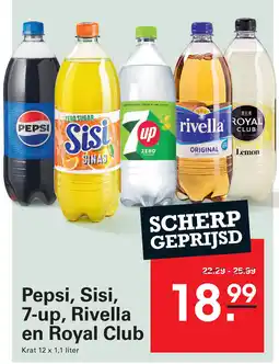 Sligro Pepsi, Sisi, 7-up, Rivella aanbieding