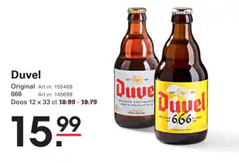Sligro Duvel aanbieding