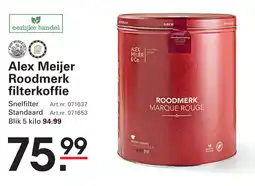 Sligro Alex Meijer Roodmerk filterkoffie aanbieding