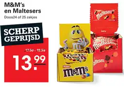 Sligro M&M's en Maltesers aanbieding