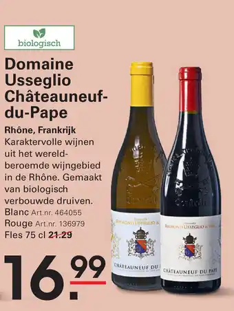 Sligro Domaine Usseglio Châteauneuf du Pape aanbieding