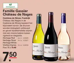 Sligro Famille Gassier Château de Nages aanbieding