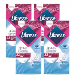 De Online Drogist Libresse Dailies Extra Long Inlegkruisjes Multiverpakking aanbieding