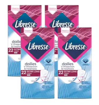 De Online Drogist Libresse Dailies Extra Long Inlegkruisjes Multiverpakking aanbieding