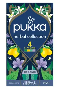 De Online Drogist Pukka Thee Herbal Collection 4 Flavours aanbieding