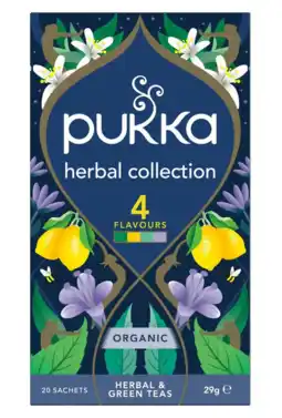 De Online Drogist Pukka Thee Herbal Collection 4 Flavours aanbieding
